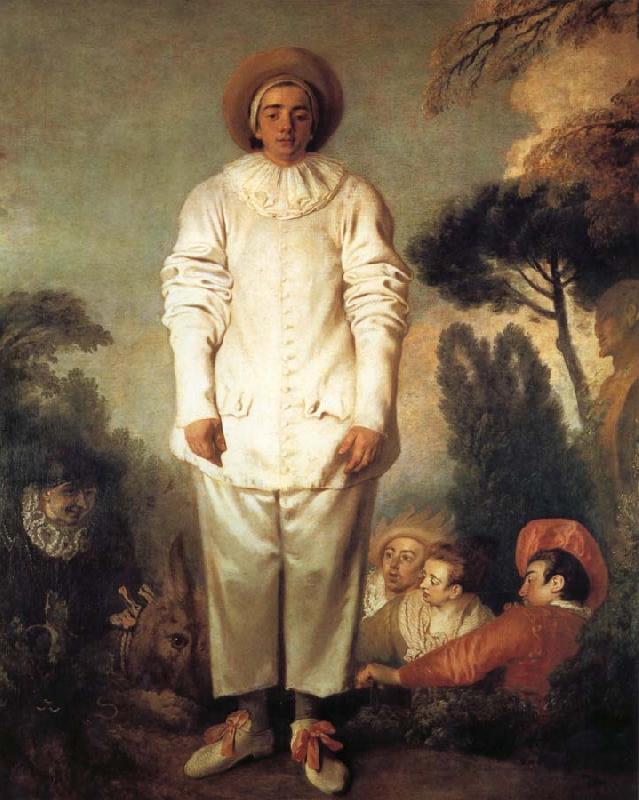 Jean-Antoine Watteau Pierrot